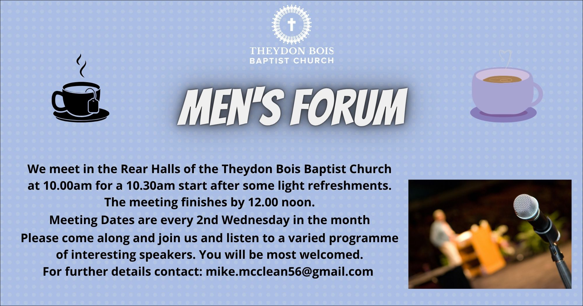 Theydon Bois Baptist Church for adults having lunch